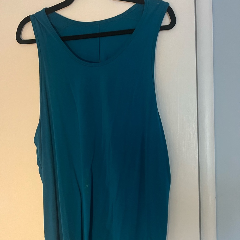 Lululemon, blue, basic cotton tank